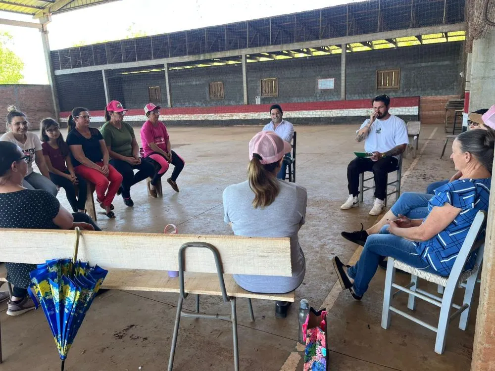 Miraguaí inicia grupo de exercícios físicos em Linha São Paulo