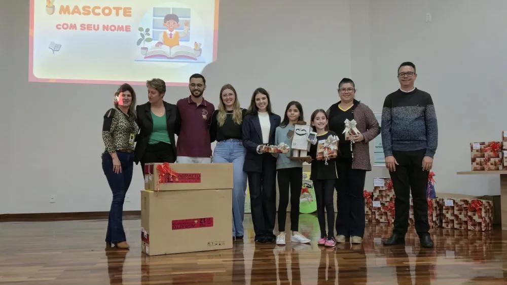 Gauchinho Fiscal é apresentado em cerimônia de premiação da Educação Fiscal