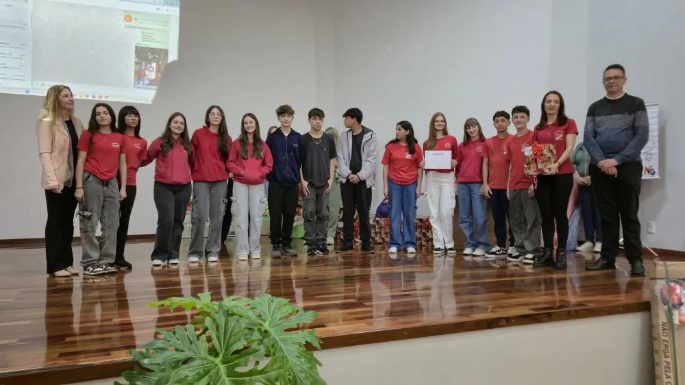 Gauchinho Fiscal é apresentado em cerimônia de premiação da Educação Fiscal