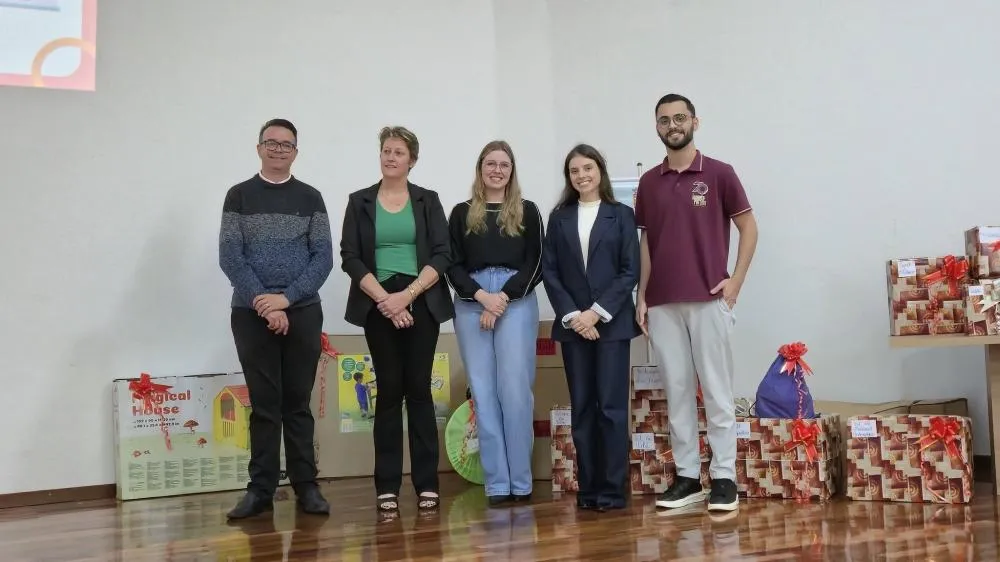 Gauchinho Fiscal é apresentado em cerimônia de premiação da Educação Fiscal