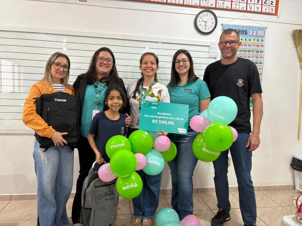  Sicoob Creditapiranga celebra talentos e realiza premiação local do Concurso Cultural 2025