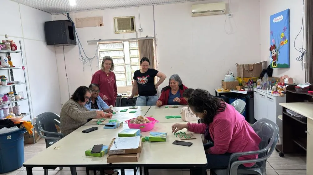 CRAS de Miraguaí promove encontros para estimular memória e coordenação de idosos