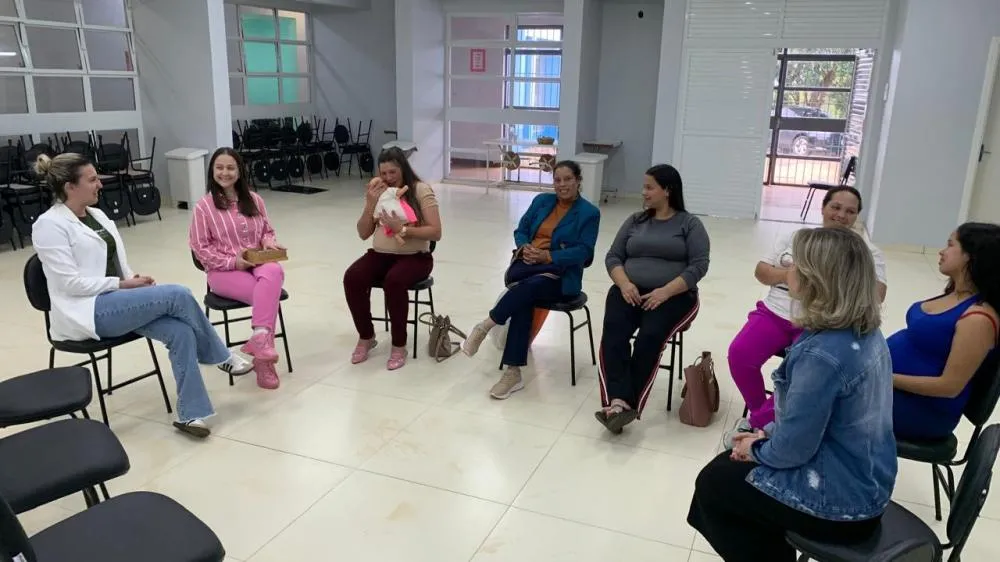 Grupo de Gestantes aborda Baby Blues e depressão pós-parto em encontro na UBS