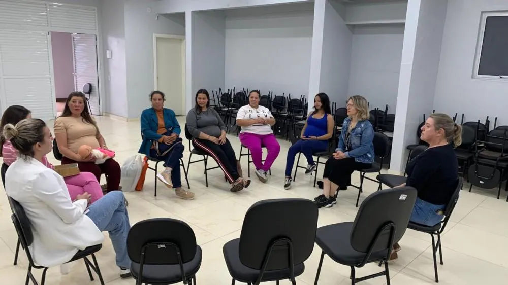 Grupo de Gestantes aborda Baby Blues e depressão pós-parto em encontro na UBS