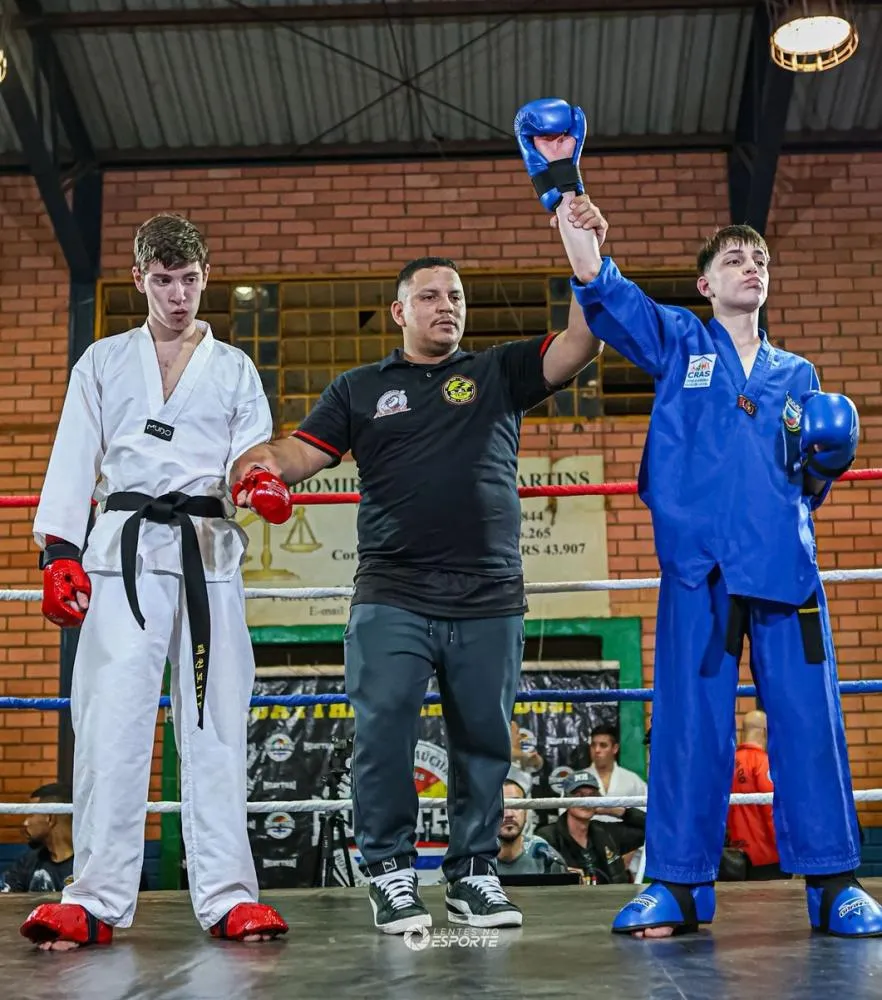 Atletas de Derrubadas se destacam na 1ª Taça Noroeste de Muay Thai em Redentora