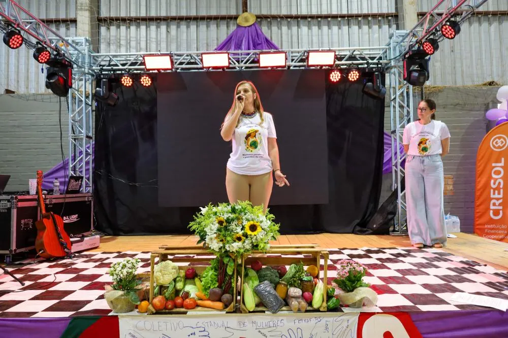 2º Encontro Estadual e 1ª Feira de Agricultoras Familiares da FETRAF-RS reafirma protagonismo das mulheres e apresenta carta com reivindicações e compromissos pela vida, pela natureza e pela agricultura familiar
