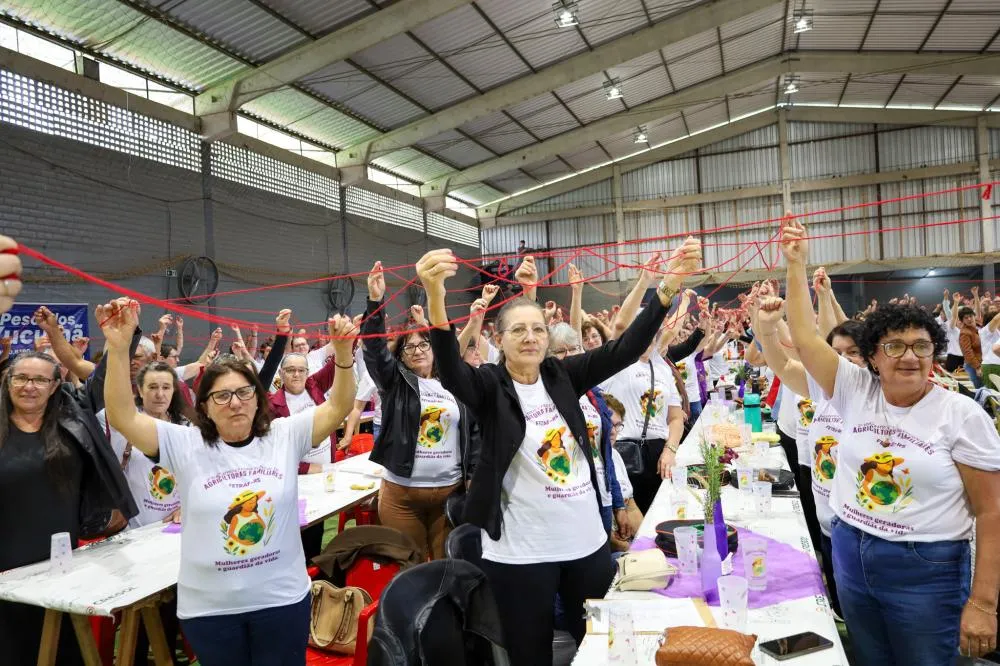 2º Encontro Estadual e 1ª Feira de Agricultoras Familiares da FETRAF-RS reafirma protagonismo das mulheres e apresenta carta com reivindicações e compromissos pela vida, pela natureza e pela agricultura familiar