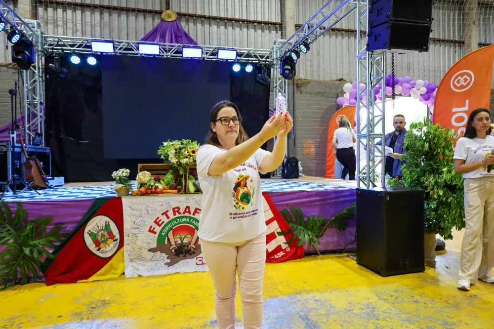 2º Encontro Estadual e 1ª Feira de Agricultoras Familiares da FETRAF-RS reafirma protagonismo das mulheres e apresenta carta com reivindicações e compromissos pela vida, pela natureza e pela agricultura familiar