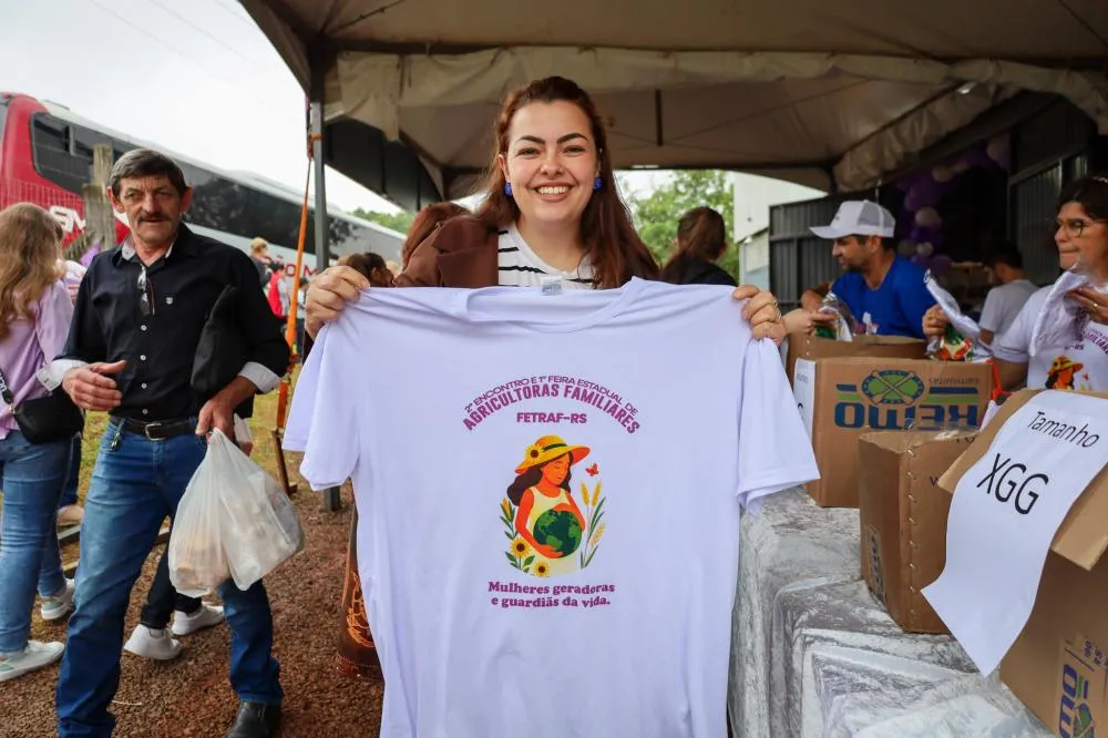 2º Encontro Estadual e 1ª Feira de Agricultoras Familiares da FETRAF-RS reafirma protagonismo das mulheres e apresenta carta com reivindicações e compromissos pela vida, pela natureza e pela agricultura familiar