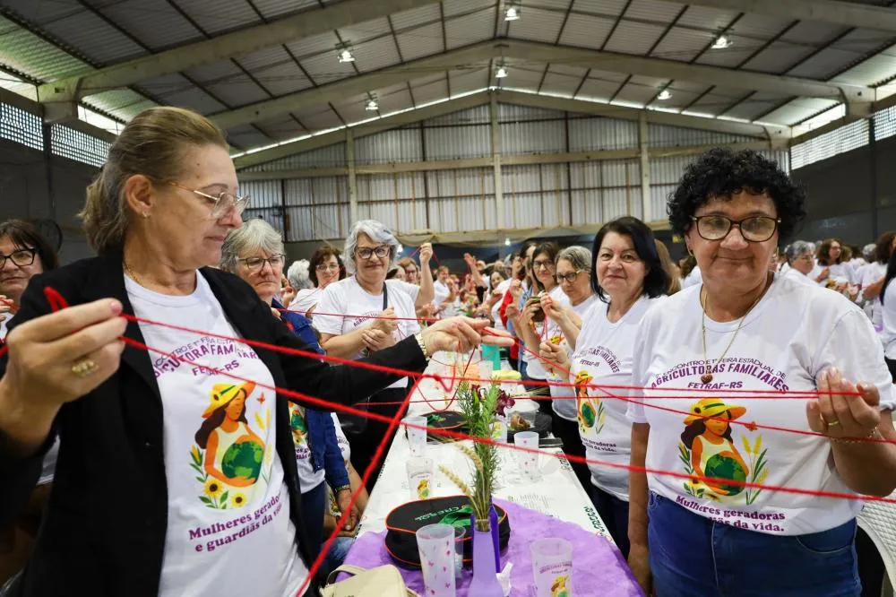 2º Encontro Estadual e 1ª Feira de Agricultoras Familiares da FETRAF-RS reafirma protagonismo das mulheres e apresenta carta com reivindicações e compromissos pela vida, pela natureza e pela agricultura familiar