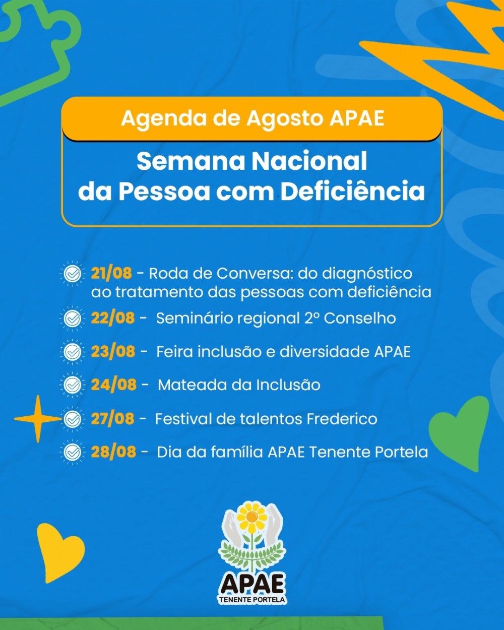 Imagens: Divulgação/APAE