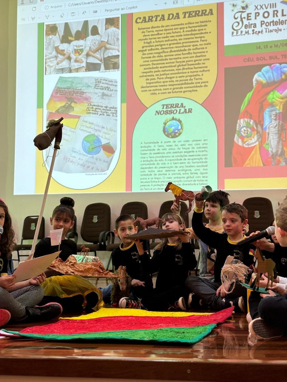 Fotos: Divulgação/ Escola Sepé Tiaraju