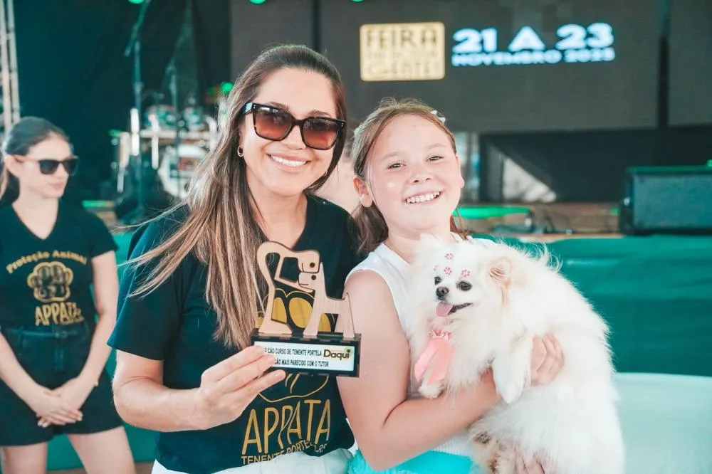 Cãocurso da Feira Negócios Daqui premia tutores e destaca integração entre famílias e pets