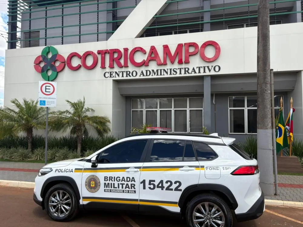 Nova viatura reforça segurança pública e amplia estrutura da Brigada Militar em Campo Novo