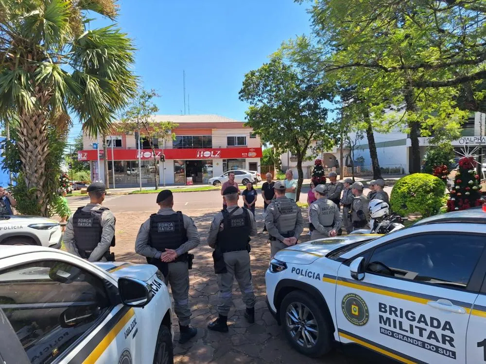 Brigada Militar inicia Operação Papai Noel 2025 na área do 7º BPM