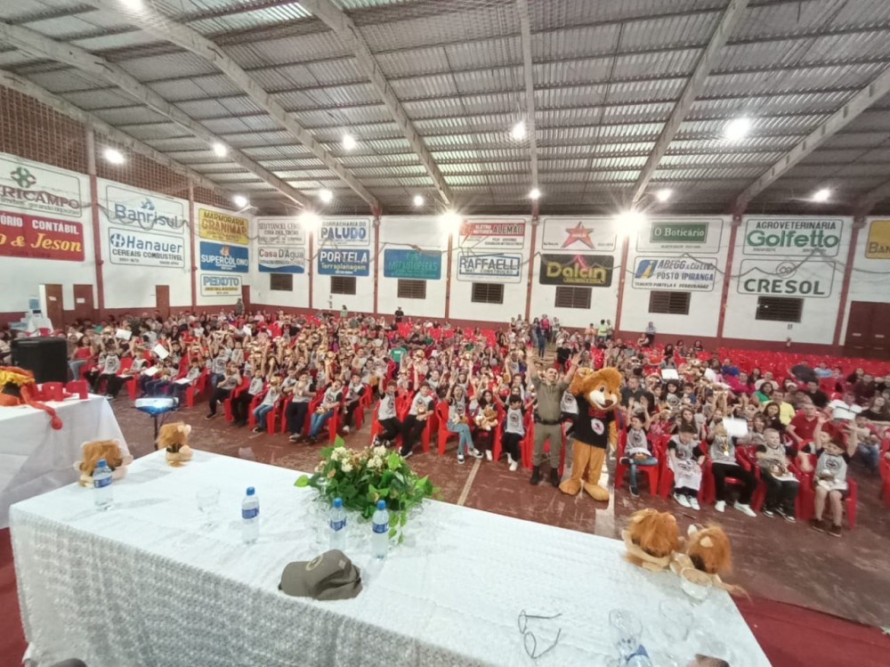 Programa formou 173 alunos de 11 turmas de 5º ano das escolas do Município. Fotos: Divulgação/Efetivo do 7°BPM