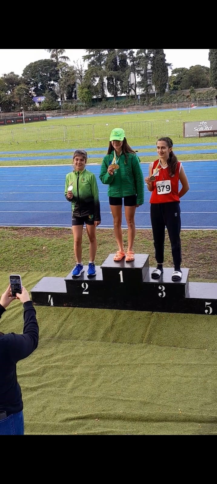 Portelense conquista o 2º lugar no Campeonato Gaúcho Sub 16 de Atletismo, na Sogipa em Porto Alegre. Fotos: Divulgação