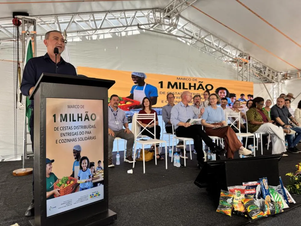 Conab celebra entrega de 1 milhão de cestas e anuncia R$ 79 milhões para cozinhas solidárias