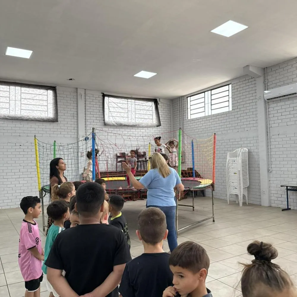 Formandos do CEI Vovó Ilga e da EMEF Cruz e Souza têm dia de integração e alegria