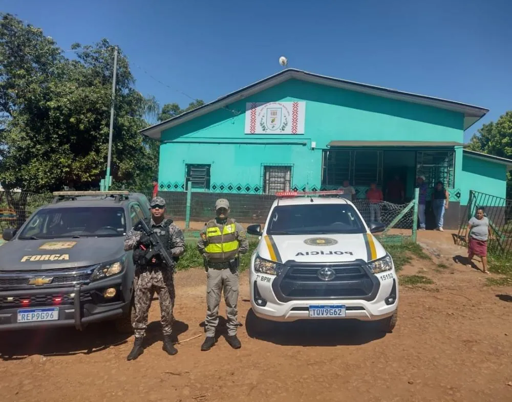 Brigada Militar realiza policiamento ostensivo durante eleição para cacique na Terra Indígena Guarita