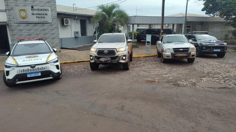 Brigada Militar prende dois homens por receptação de veículo furtado em Tiradentes do Sul