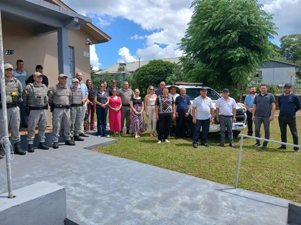 Brigada Militar recebe nova viatura para reforçar a segurança em Braga