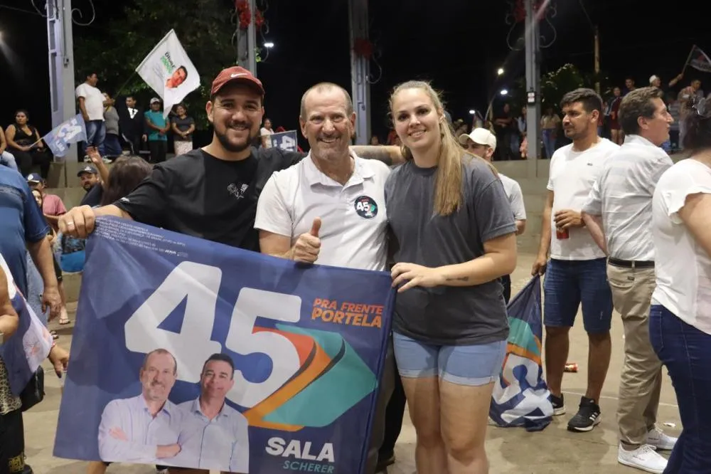 Resultado das urnas confirma pesquisa: Rosemar Antônio Sala e Claudenir Scherer são eleitos prefeito e vice de Tenente Portela