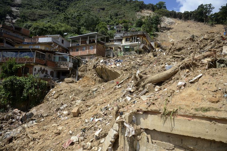 Deslizamento no Morro da Oficina, em Petrópolis, em fevereiro de 2022 deixou mais de 230 mortos - Tomaz Silva/Agência Brasil