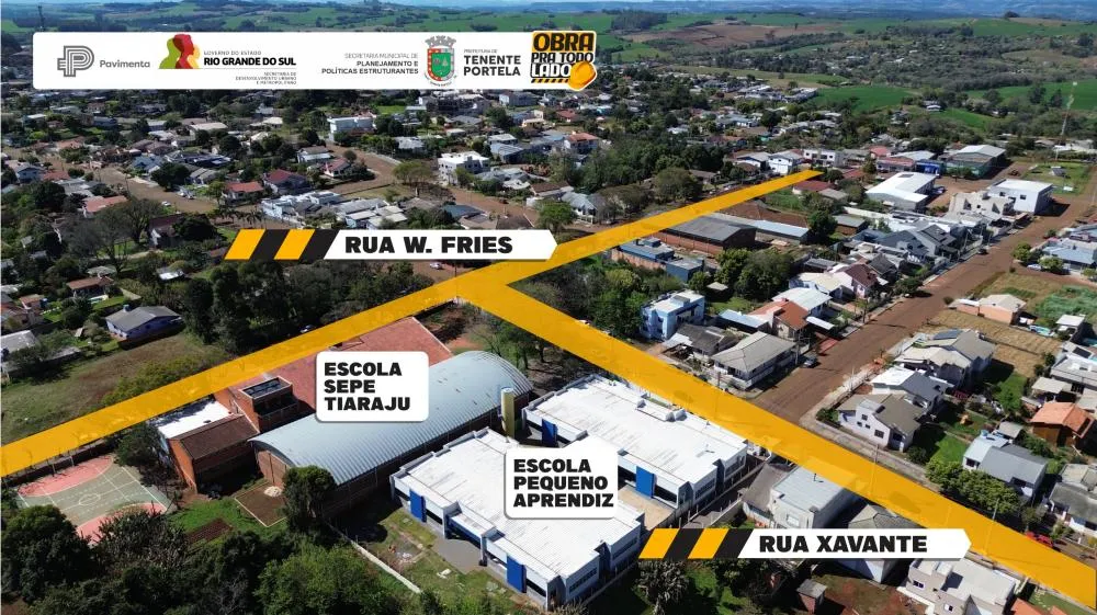 Mais asfalto: Tenente Portela garante investimento de quase R$ 2 milhões para pavimentação urbana