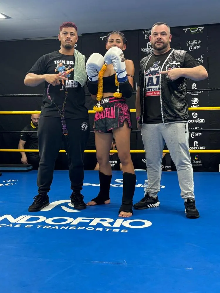 CT Nenê Muay Thai conquista resultados expressivos no Chapecó Fight e projeta disputa de cinturão em Tenente Portela