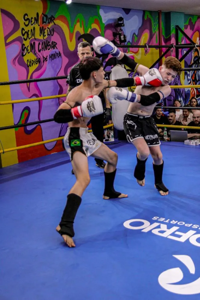 CT Nenê Muay Thai conquista resultados expressivos no Chapecó Fight e projeta disputa de cinturão em Tenente Portela