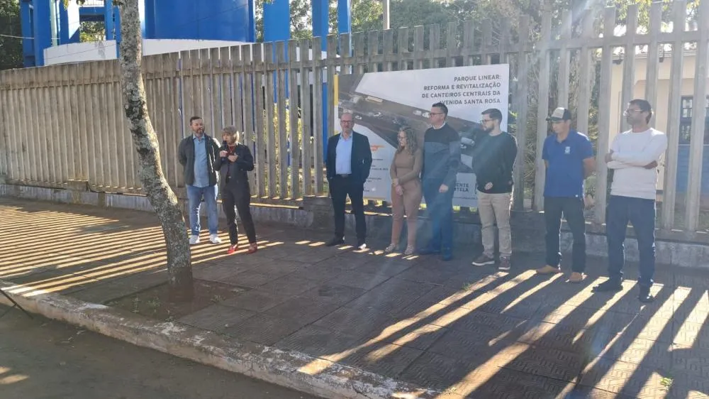 Inicia obra de revitalização da avenida Santa Rosa em Tenente Portela