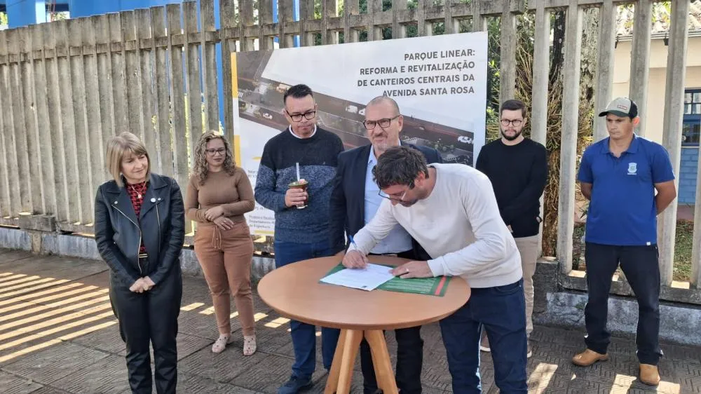 Inicia obra de revitalização da avenida Santa Rosa em Tenente Portela