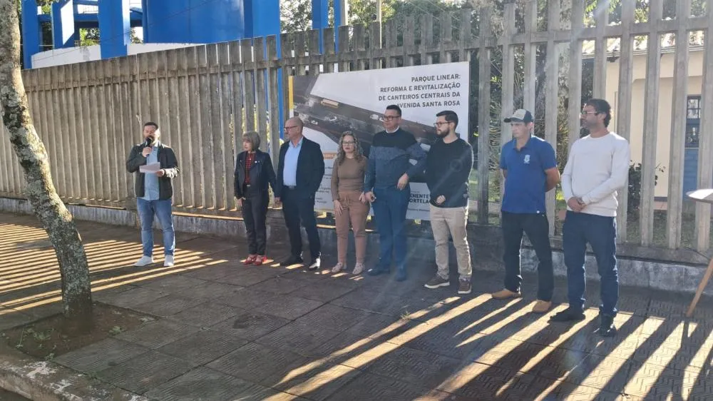 Inicia obra de revitalização da avenida Santa Rosa em Tenente Portela