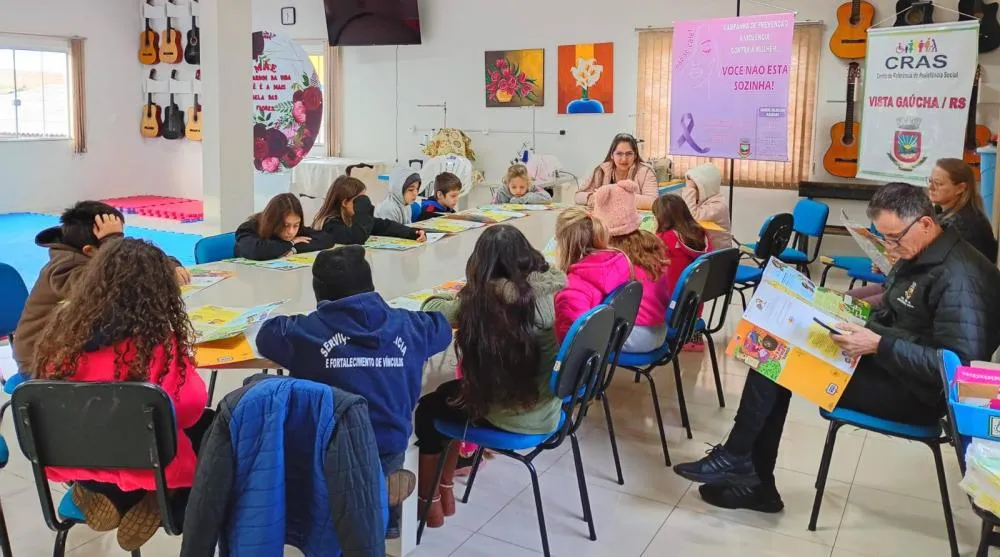CRAS promove atividades de prevenção ao abuso e à exploração sexual de crianças e adolescentes durante o Maio Laranja
