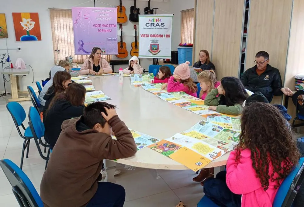 CRAS promove atividades de prevenção ao abuso e à exploração sexual de crianças e adolescentes durante o Maio Laranja