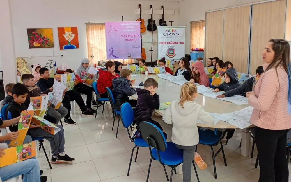 CRAS promove atividades de prevenção ao abuso e à exploração sexual de crianças e adolescentes durante o Maio Laranja