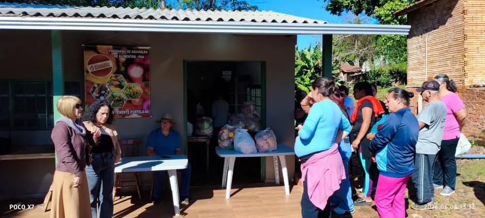 Programa de Aquisição de Alimentos beneficia famílias e fortalece agricultura familiar em Tenente Portela