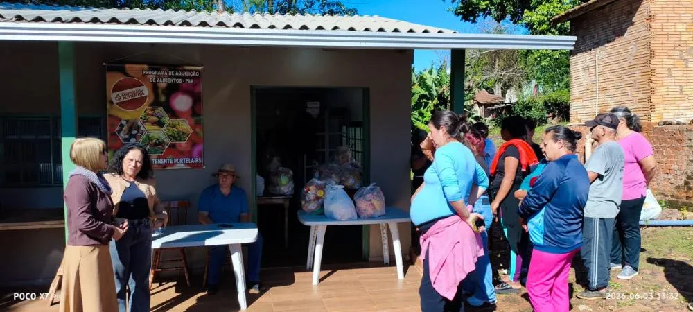 Programa de Aquisição de Alimentos beneficia famílias e fortalece agricultura familiar em Tenente Portela