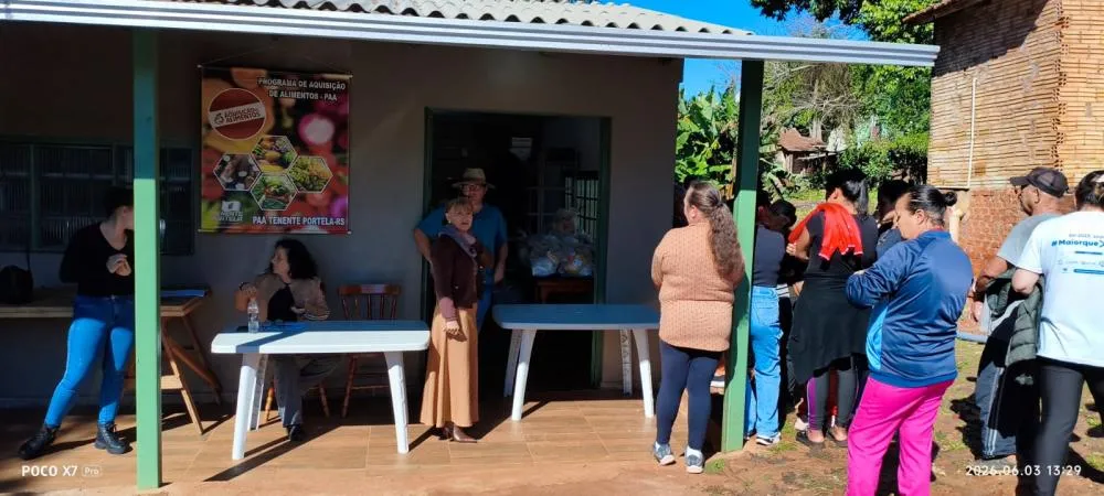 Programa de Aquisição de Alimentos beneficia famílias e fortalece agricultura familiar em Tenente Portela