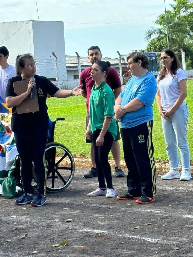 Alunos participam das Olimpíadas Regionais das APAEs