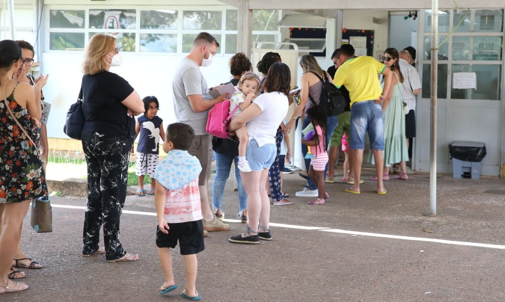 Brasília (DF) Vacinação contra a gripe para crianças a partir de seis meses até 11 anos de idade. Foto: Valter Campanato/Agência Brasil