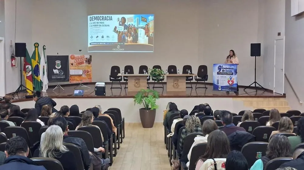 9ª Conferência Municipal de Saúde debate fortalecimento do SUS e novo sistema de regulação de consultas em Tenente Portela