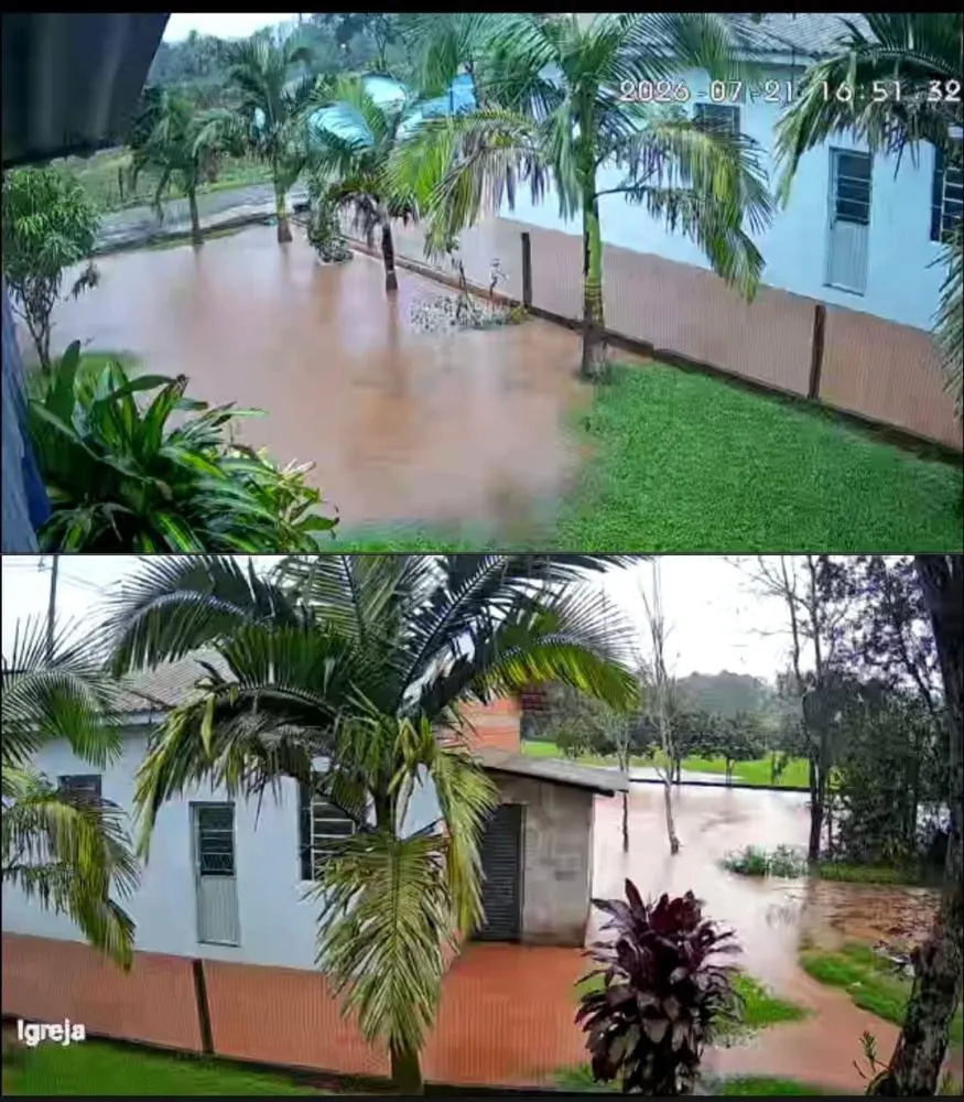 Chuvas causam alagamentos pontuais e interrupções temporárias em estradas de Vista Gaúcha