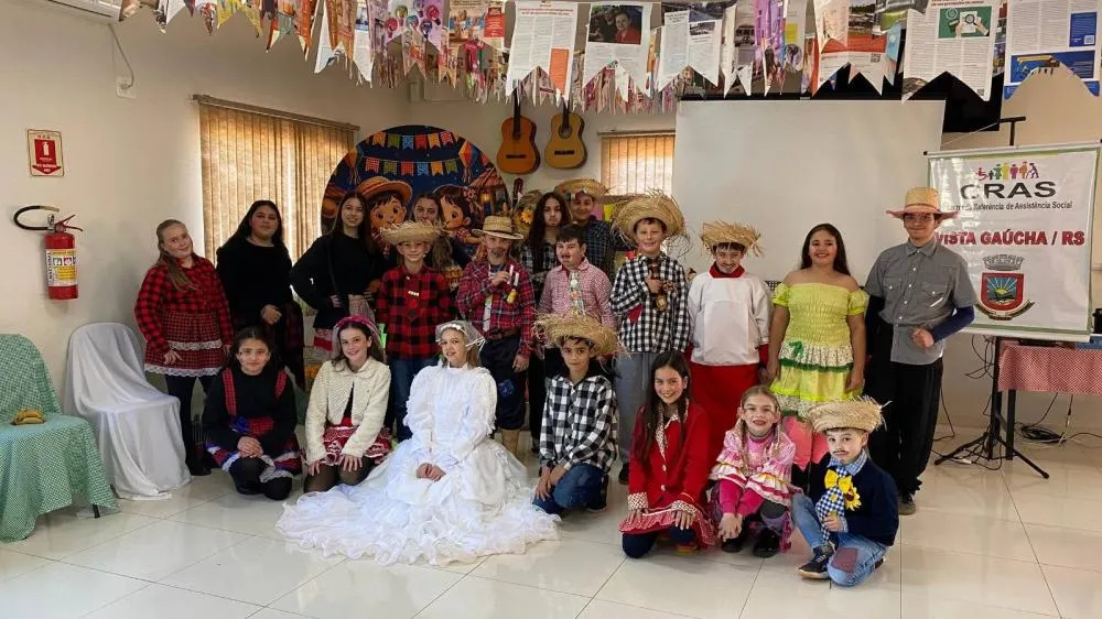 CRAS promove festas juninas e fortalece vínculos com famílias em Vista Gaúcha