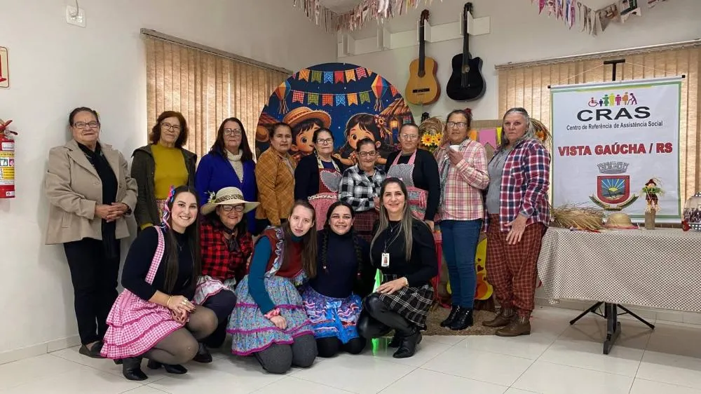 CRAS promove festas juninas e fortalece vínculos com famílias em Vista Gaúcha