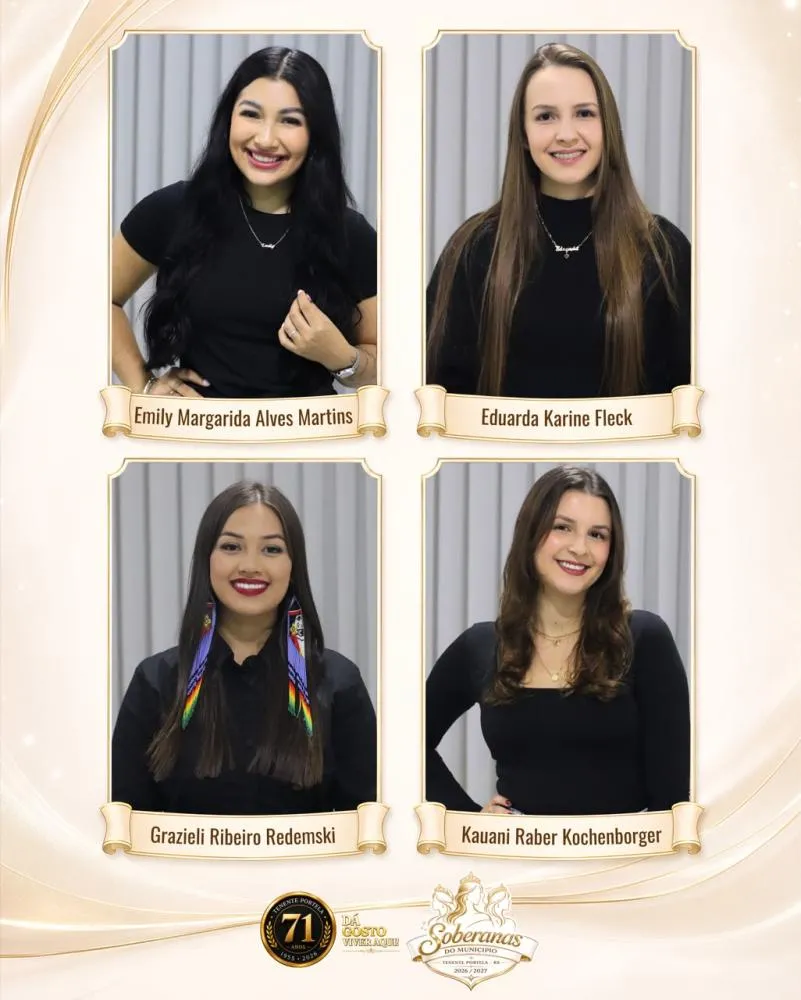 Conheça as 12 candidatas a soberanas de Tenente Portela