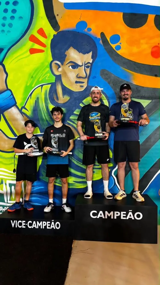 Torneio Municipal de Padel supera expectativas e deve ganhar nova edição em Tenente Portela