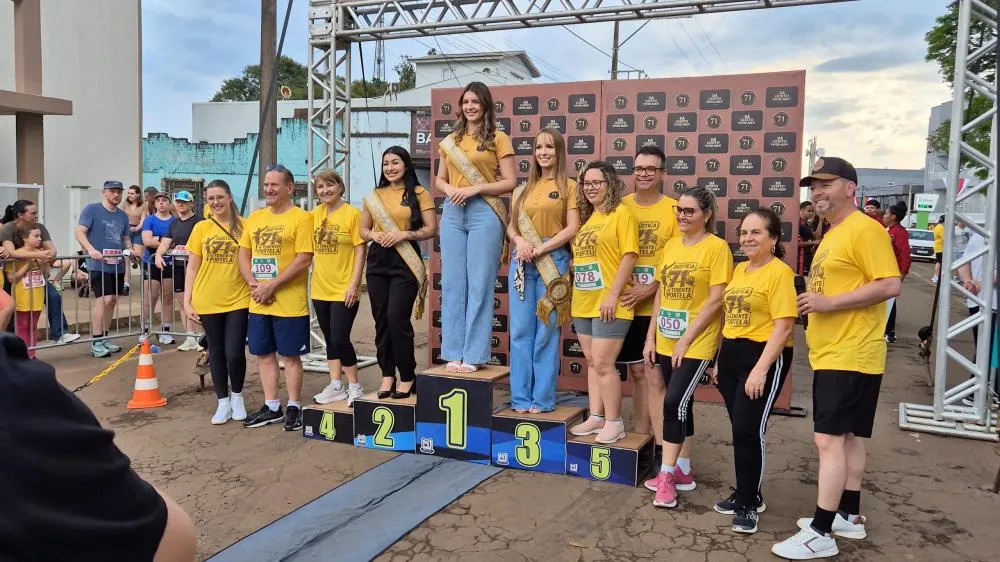Rústica dos 71 anos reúne 550 atletas e transforma ruas de Tenente Portela em festa do esporte