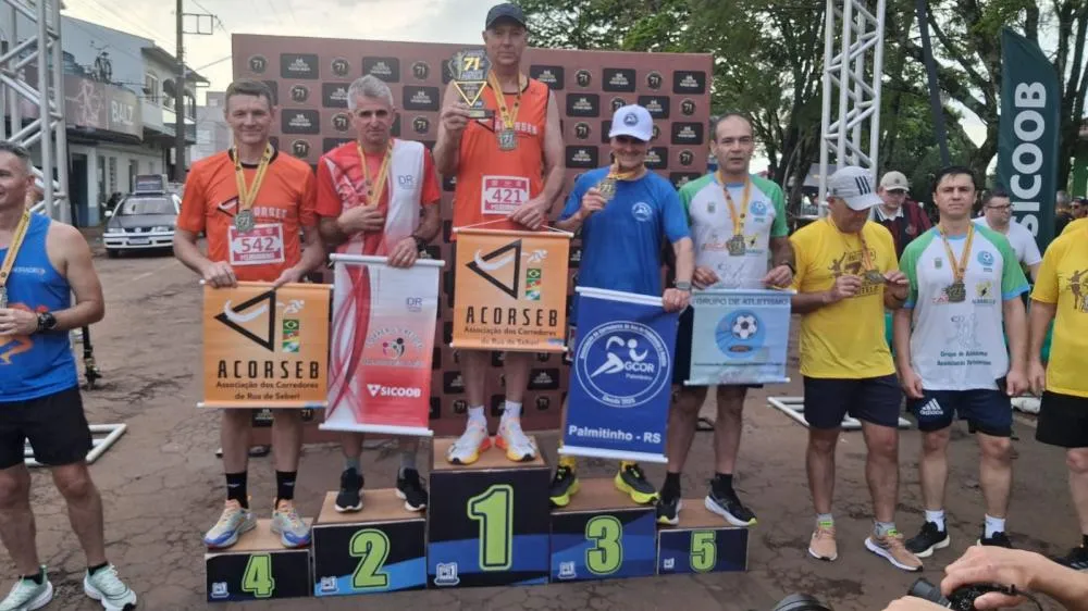 Rústica dos 71 anos reúne 550 atletas e transforma ruas de Tenente Portela em festa do esporte